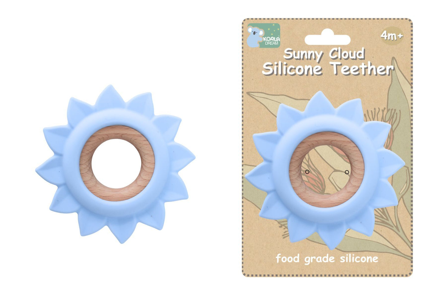 Silicone Sun Teether - Blue