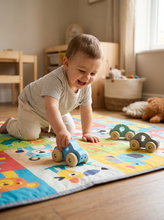 Simple Wooden Toy Car - Multi Colours