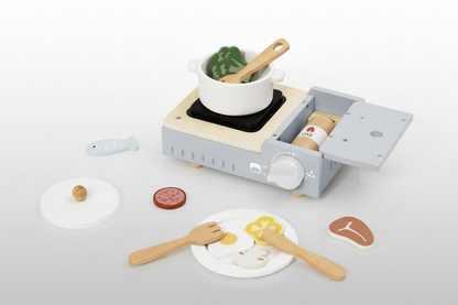 Wooden Camping Stove Set