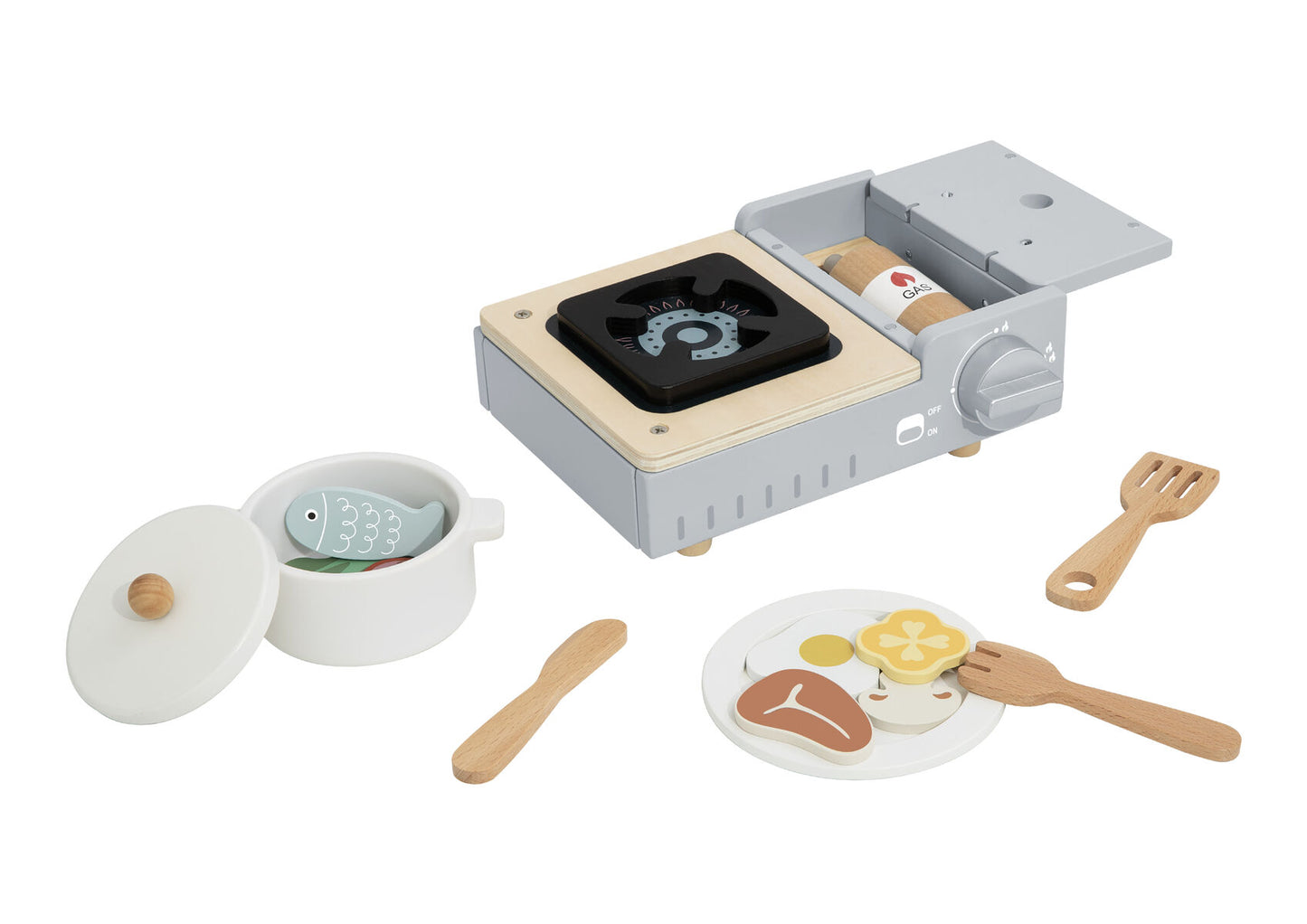 Wooden Camping Stove Set