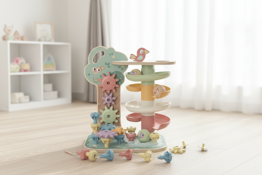 Forest Themed Rolling and Stacking Activity Set