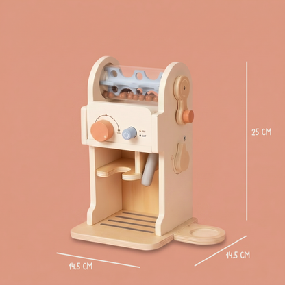 Wooden Coffee Machine Playset