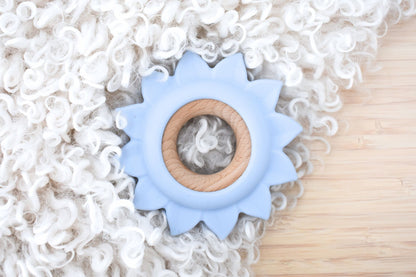 Silicone Sun Teether - Blue