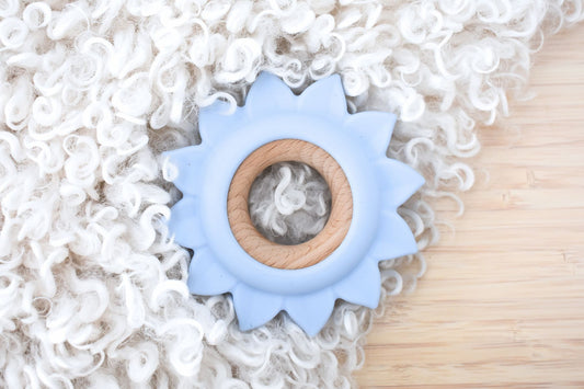 Silicone Sun Teether - Blue