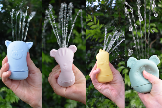 Silicone Brave Beasts Animal Pourers - 4 Pcs