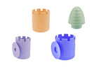 Silicone Castle Pour & Play - 4 Pcs