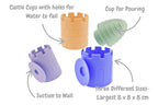 Silicone Castle Pour & Play - 4 Pcs