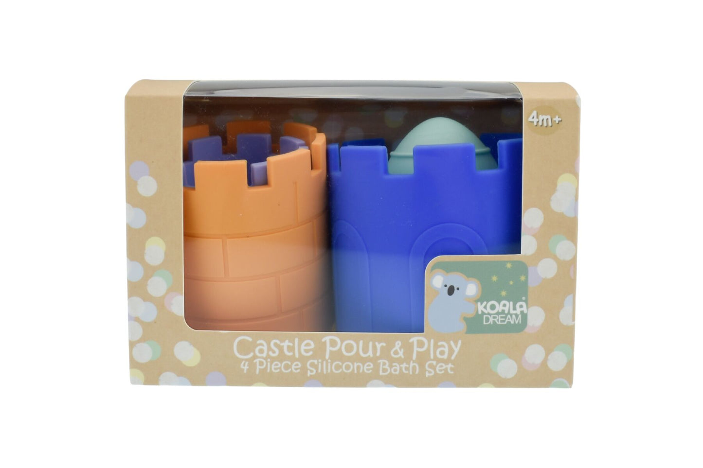 Silicone Castle Pour & Play - 4 Pcs