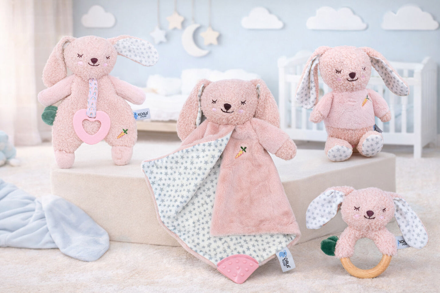 Snuggle Buddy Berry Bunny – Pack of 4