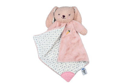 Snuggle Buddy Berry Bunny Blanket - Soft Plush Comforter for Newborns