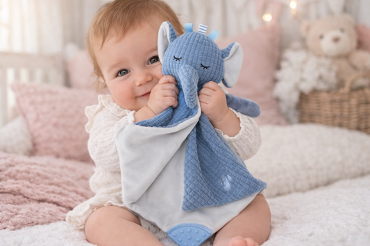 Snuggle Buddy Trunks Elephant Blanket – Soft Plush Baby Comforter