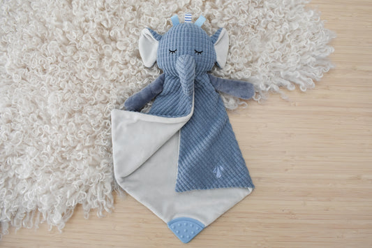Snuggle Buddy Trunks Elephant Blanket – Soft Plush Baby Comforter