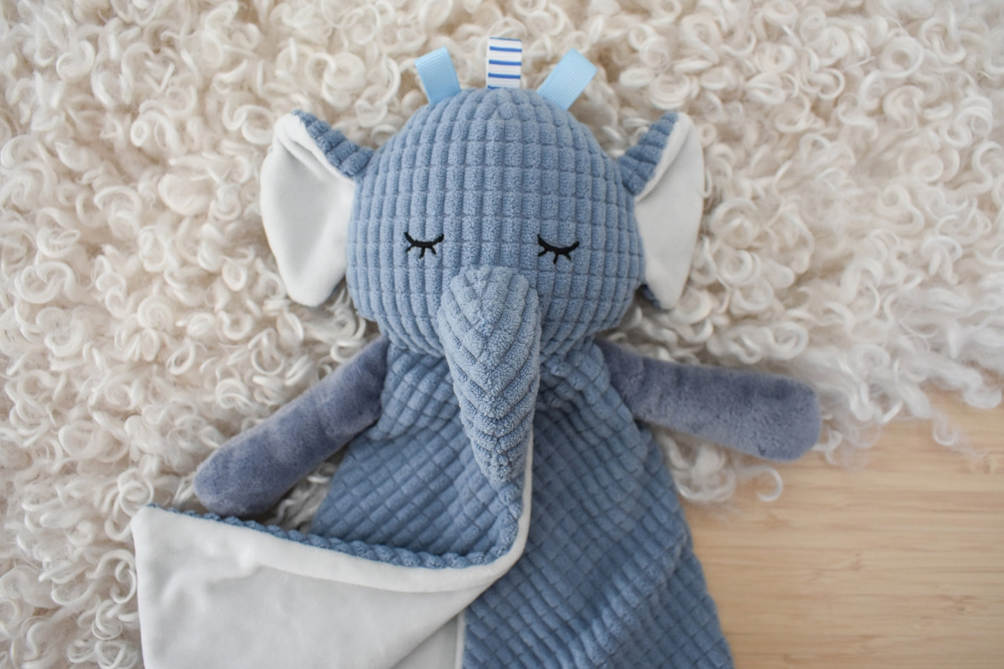 Snuggle Buddy Trunks Elephant Blanket – Soft Plush Baby Comforter