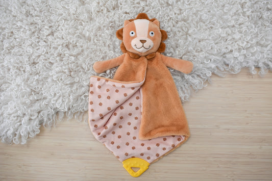 Snuggle Buddy Hugsworth Lion Blanket - Soft Plush Baby Comforter
