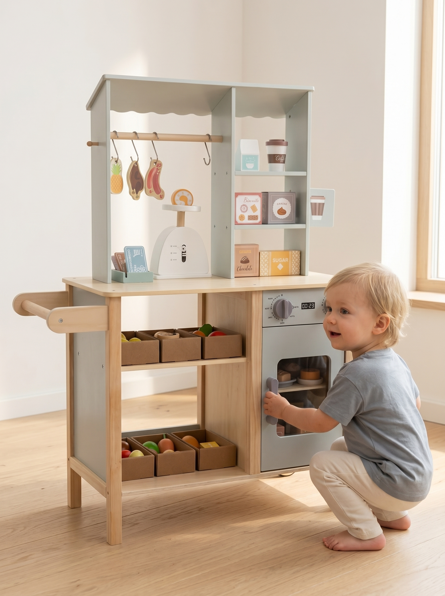 Wooden Grocery Store