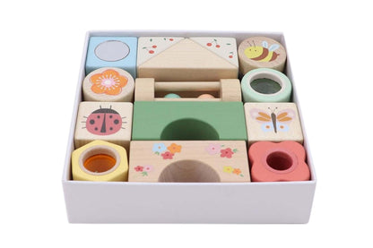 Wooden Spring Insect Activity Blocks