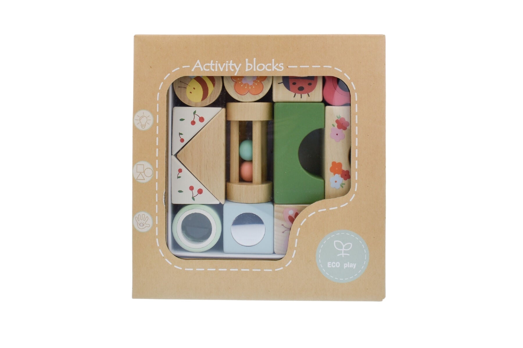 Wooden Spring Insect Activity Blocks