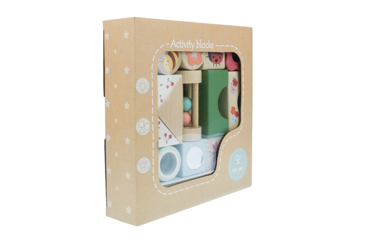Wooden Spring Insect Activity Blocks
