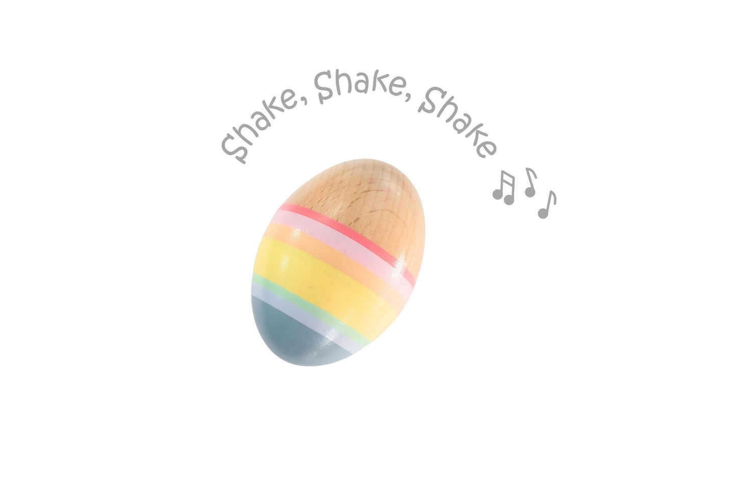 Rainbow Egg Shaker Maraca