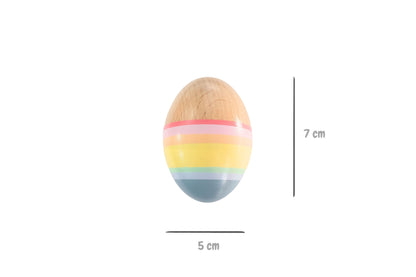 Rainbow Egg Shaker Maraca