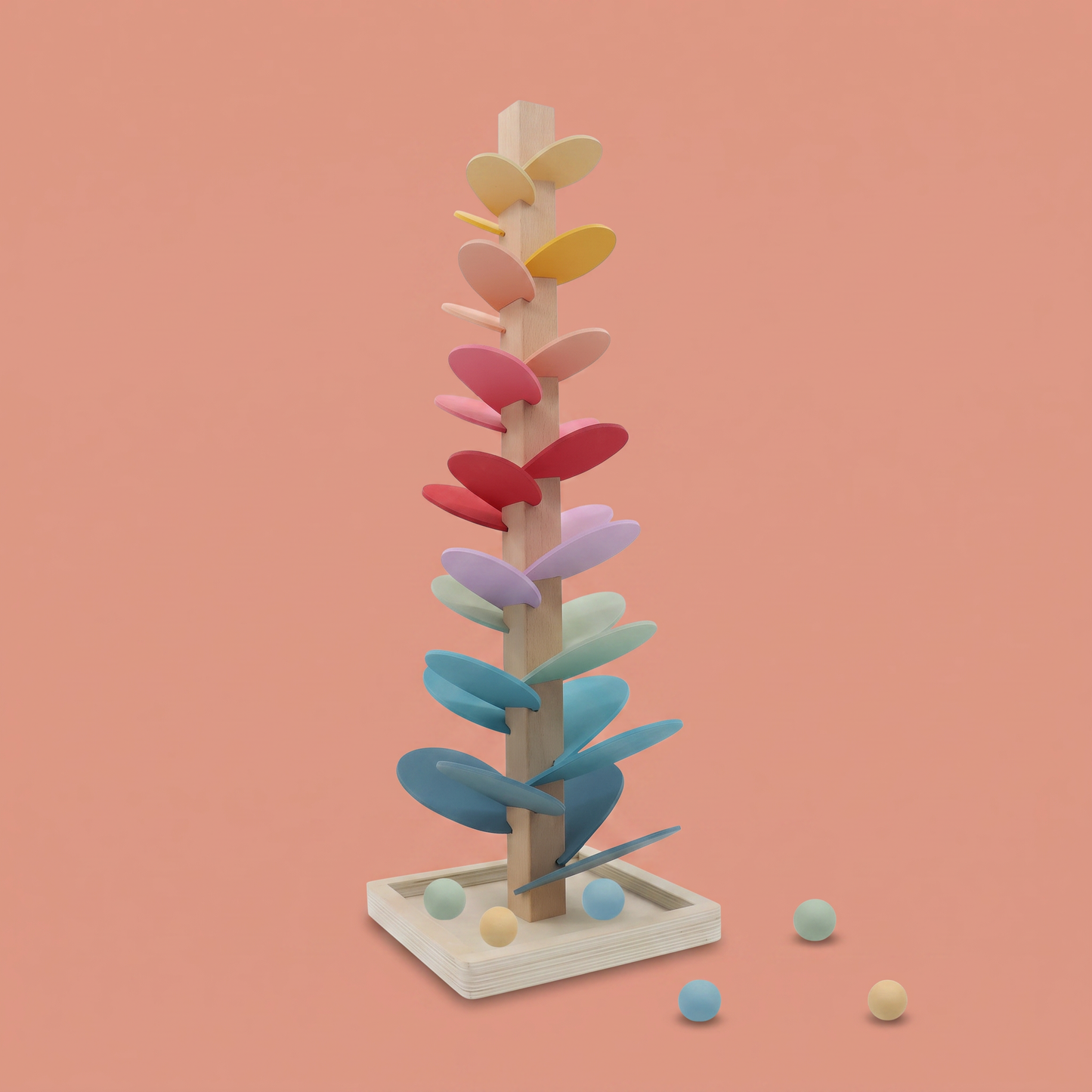 Marble Run Sound Tree – Pastel
