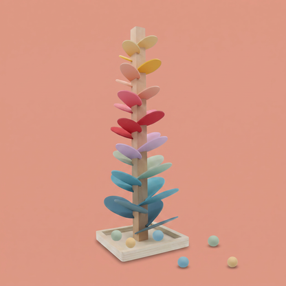 Marble Run Sound Tree – Pastel