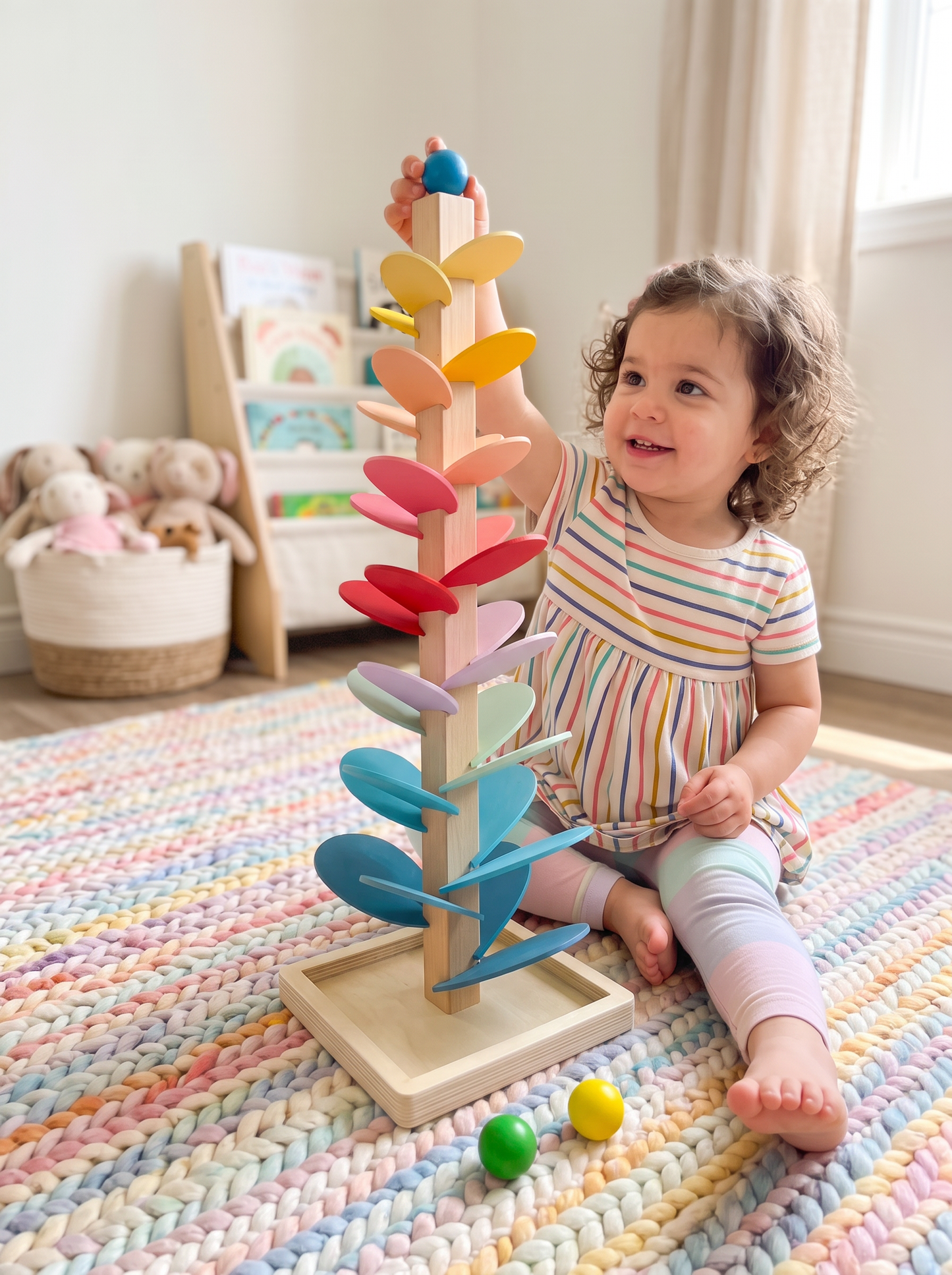 Marble Run Sound Tree – Pastel