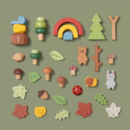 My Forest Friends Wooden Forest Set