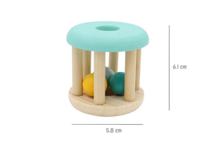 Wooden Rattle - Mint Green