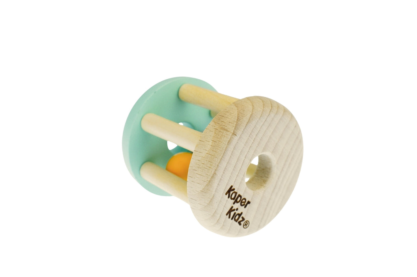Wooden Rattle - Mint Green