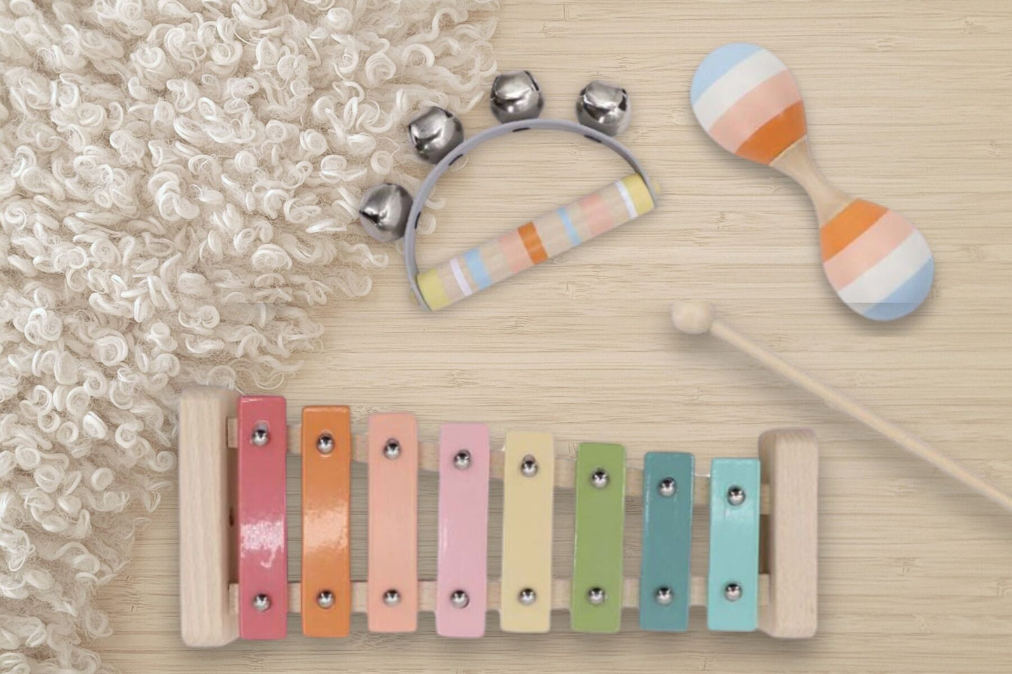 Wooden Music Set