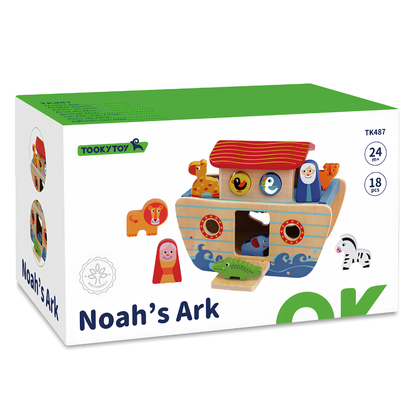 Wooden Noah's Ark Playset