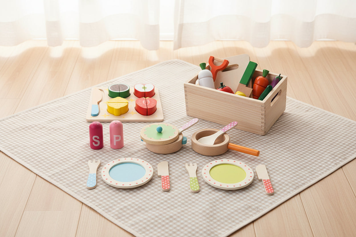 Wooden Kitchen Playset
