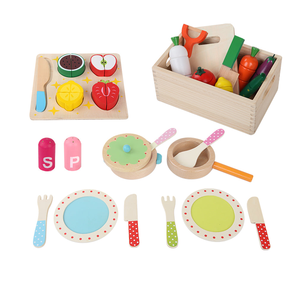 Wooden Kitchen Playset