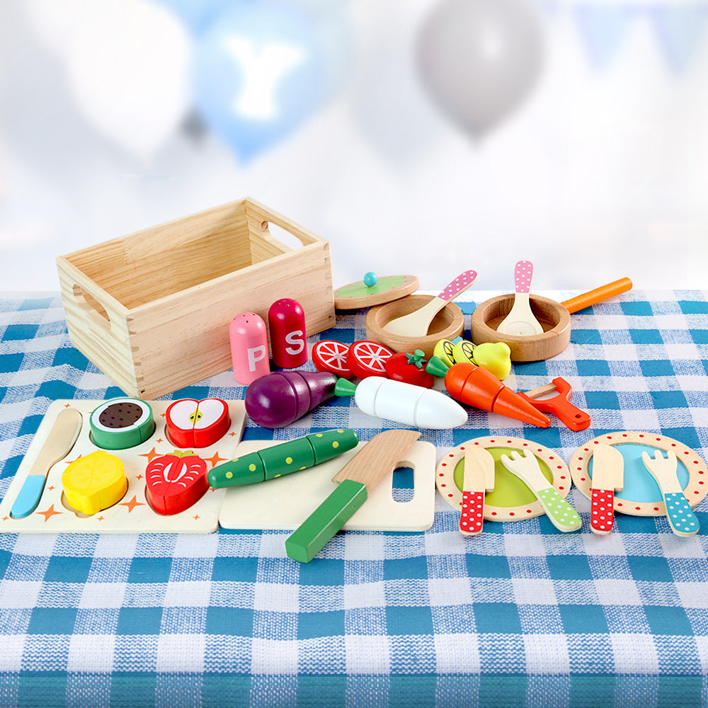 Wooden Kitchen Playset