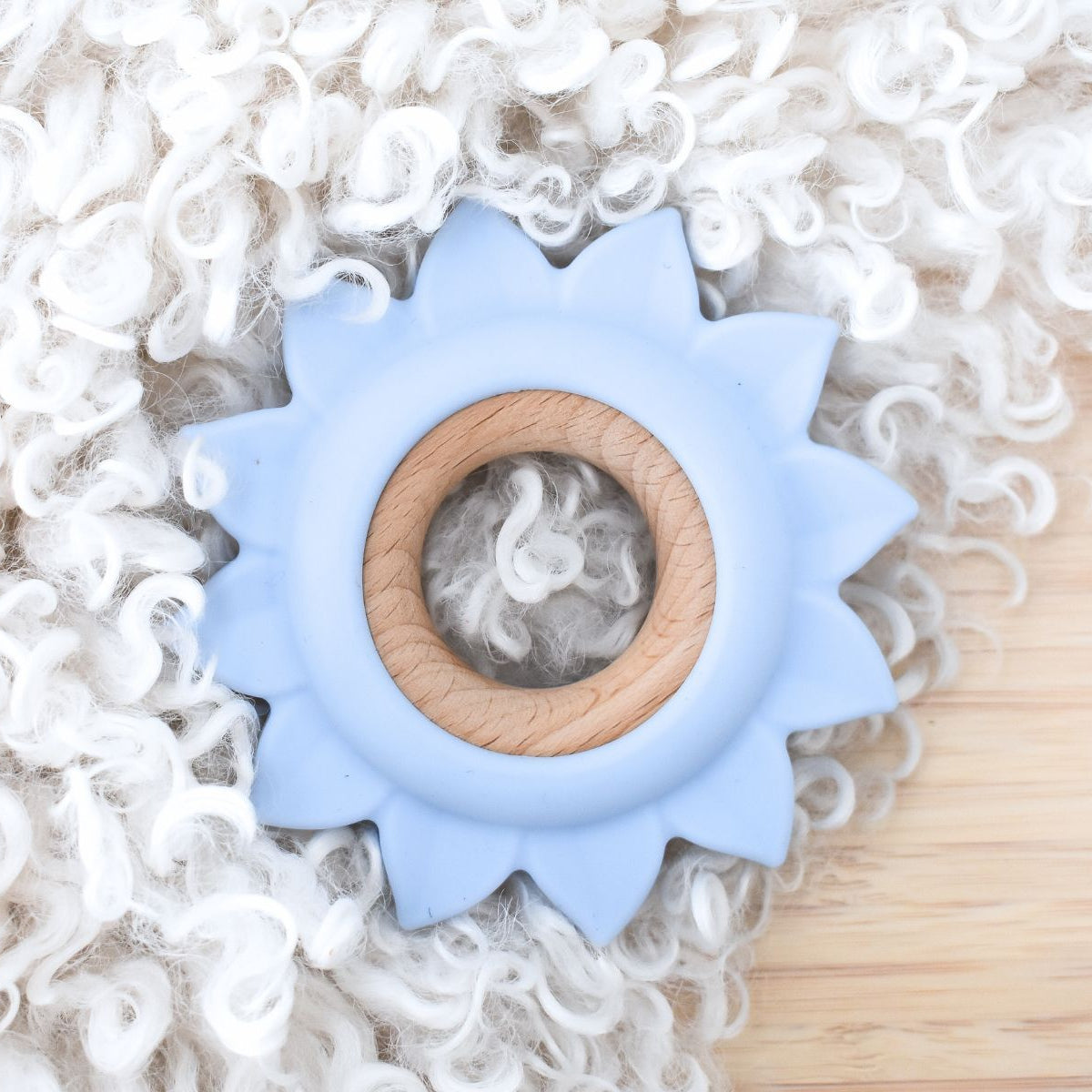 Silicone Sun Teether - Blue