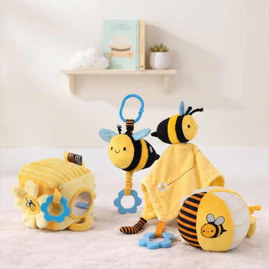 Snuggle Buddy Hunny Bee Plush Gift Set – 4 Piece | Koala Dream