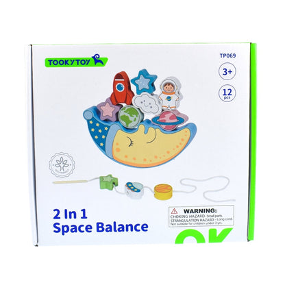 2‑in‑1 Space Balance & Lacing Set – Fine‑Motor Learning Toy