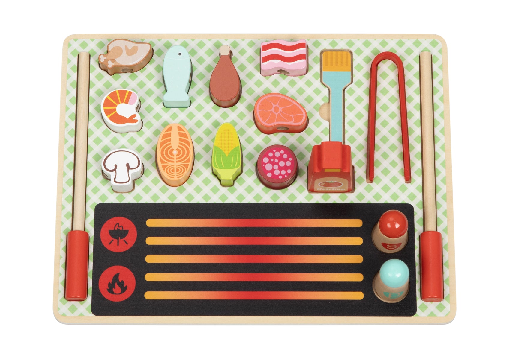 Wooden Grill Play Set