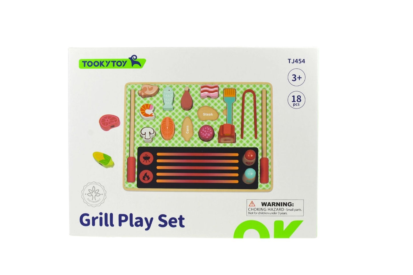 Wooden Grill Play Set