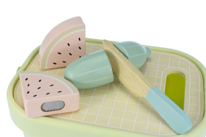 Wooden Pretend Cutting Playset