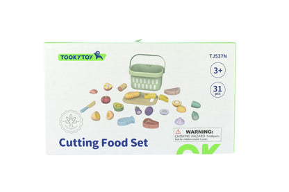 Wooden Pretend Cutting Playset