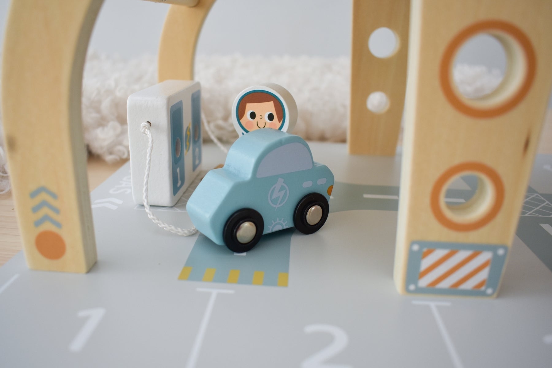 Wooden Space Station Playset - Multi-Level FSC-Certified Space Adventure Set