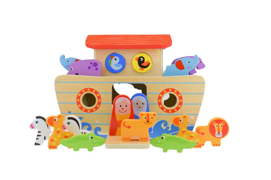Wooden Noah's Ark Playset