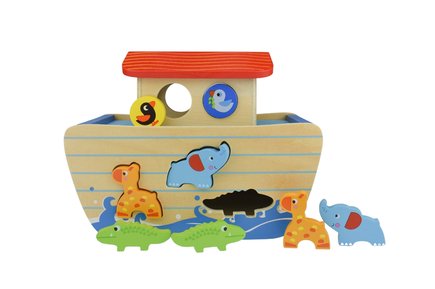 Wooden Noah's Ark Playset