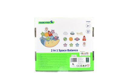 2‑in‑1 Space Balance & Lacing Set – Fine‑Motor Learning Toy