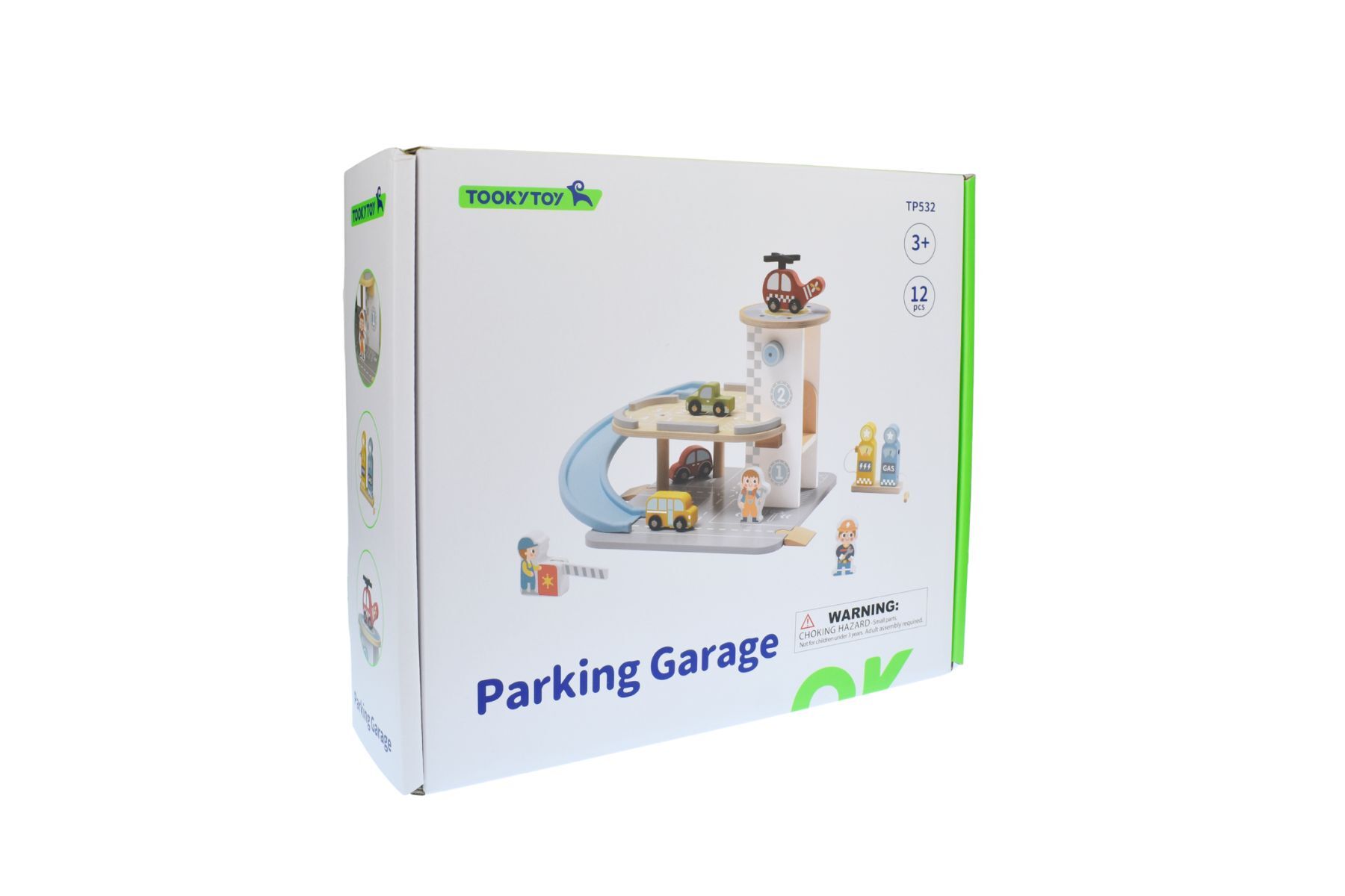 Wooden Parking Garage Playset