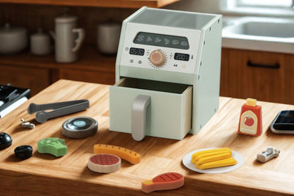 Wooden Air Fryer Playset
