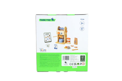 Wooden Coffee Machine Playset