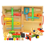 Wooden Toolbox Toy Set